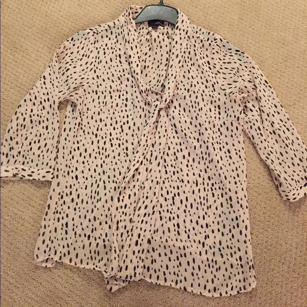 Pink 3/4 sleeve blouse